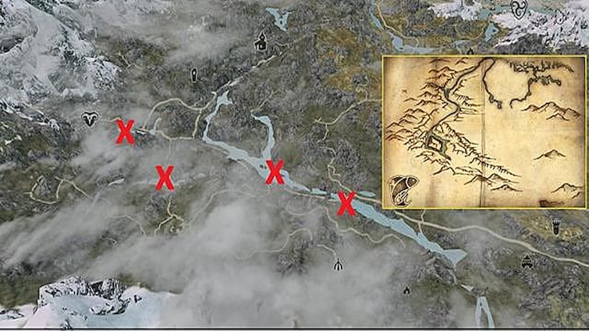 Mapa de lugares de pesca de Markarth.