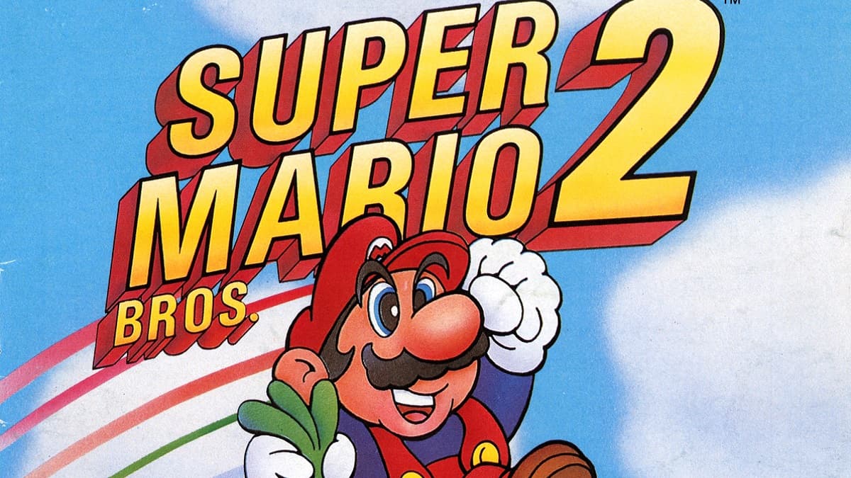 Arte del folleto físico de Super Mario Bros 2