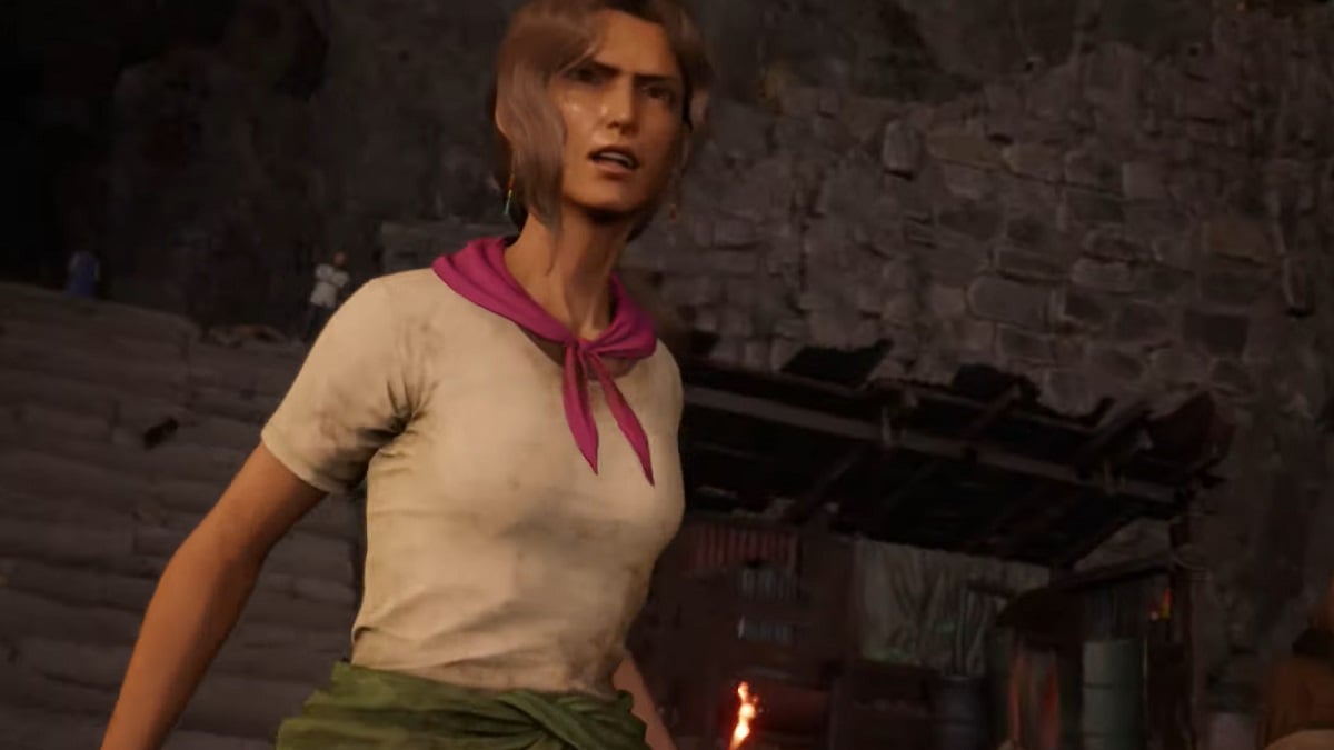 Rhonda ve al monstruo en el agua.