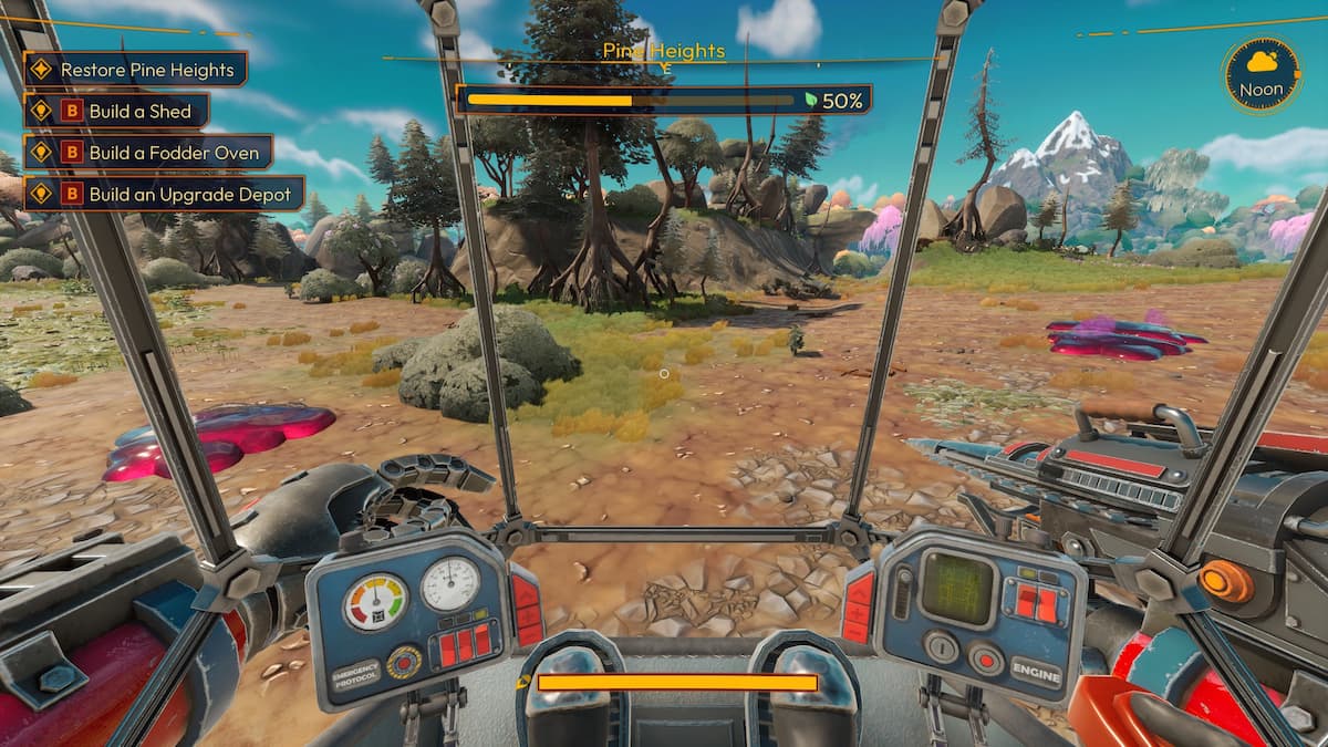 Ubicaciones de limo nocivo en Pine Heights en Lightyear Frontier