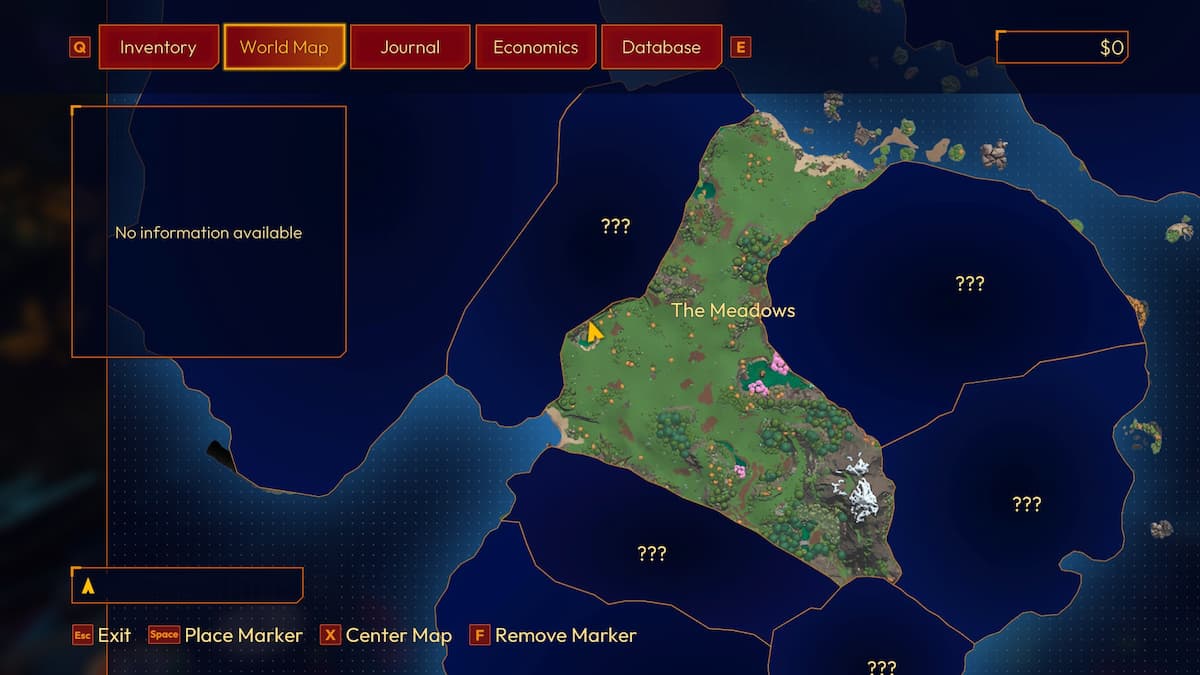 Ubicación del mapa de Spike Saw en Lightyear Frontier