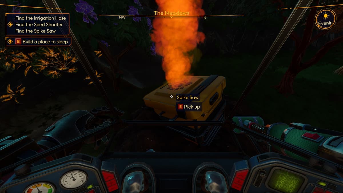 Caja amarilla de Spike Saw en Lightyear Frontier