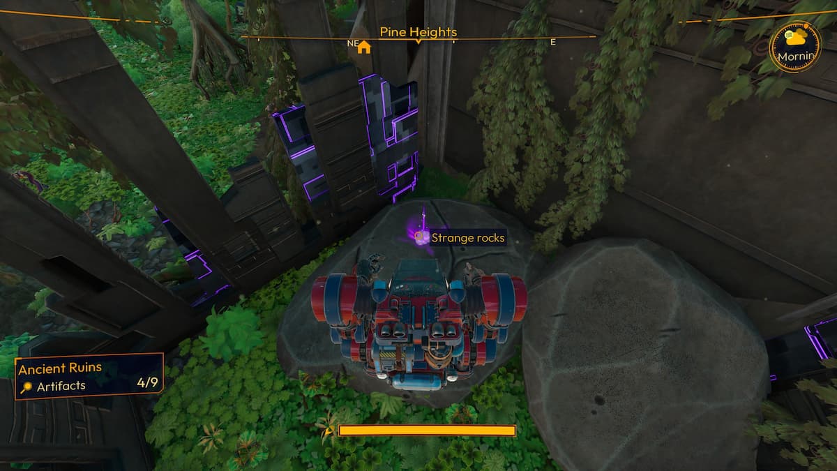 Artefacto en Pine Heights en Lightyear Frontier, en una habitación