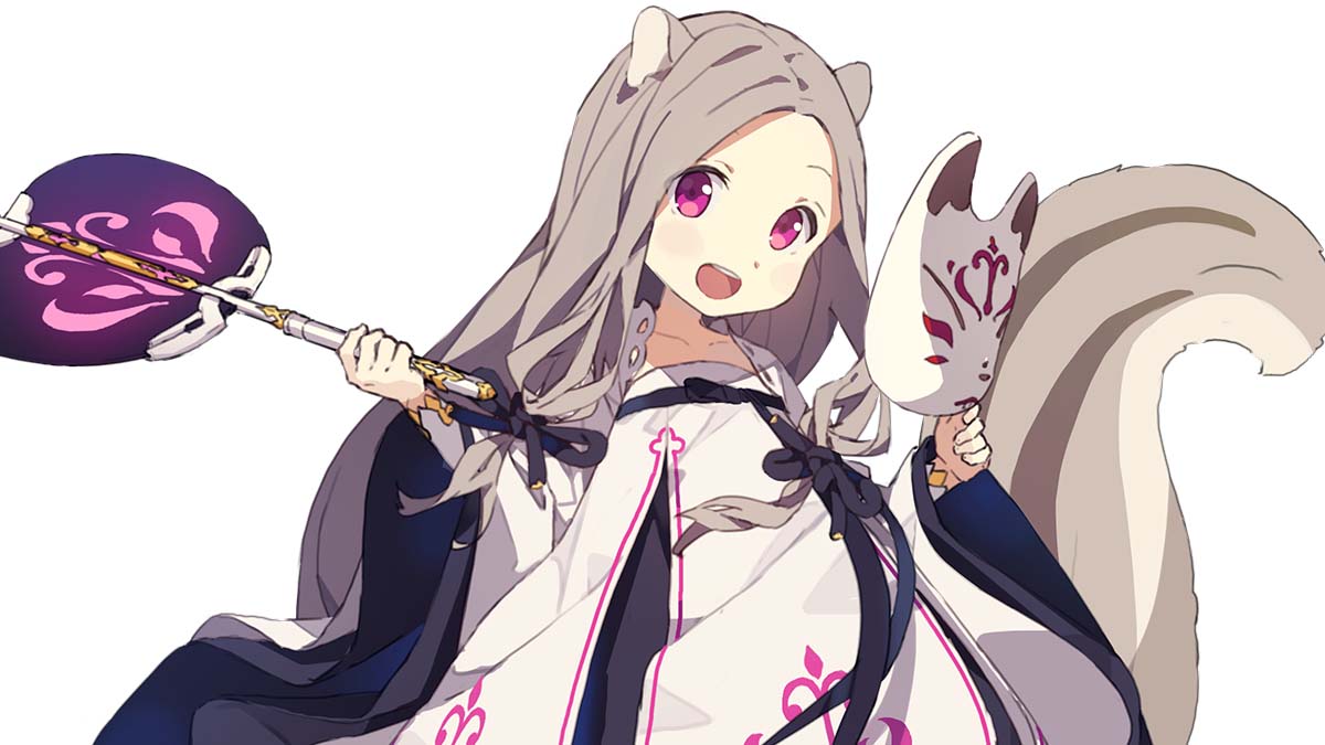 Arte clave oficial del personaje de Mikoto para Yggdra Chronicle