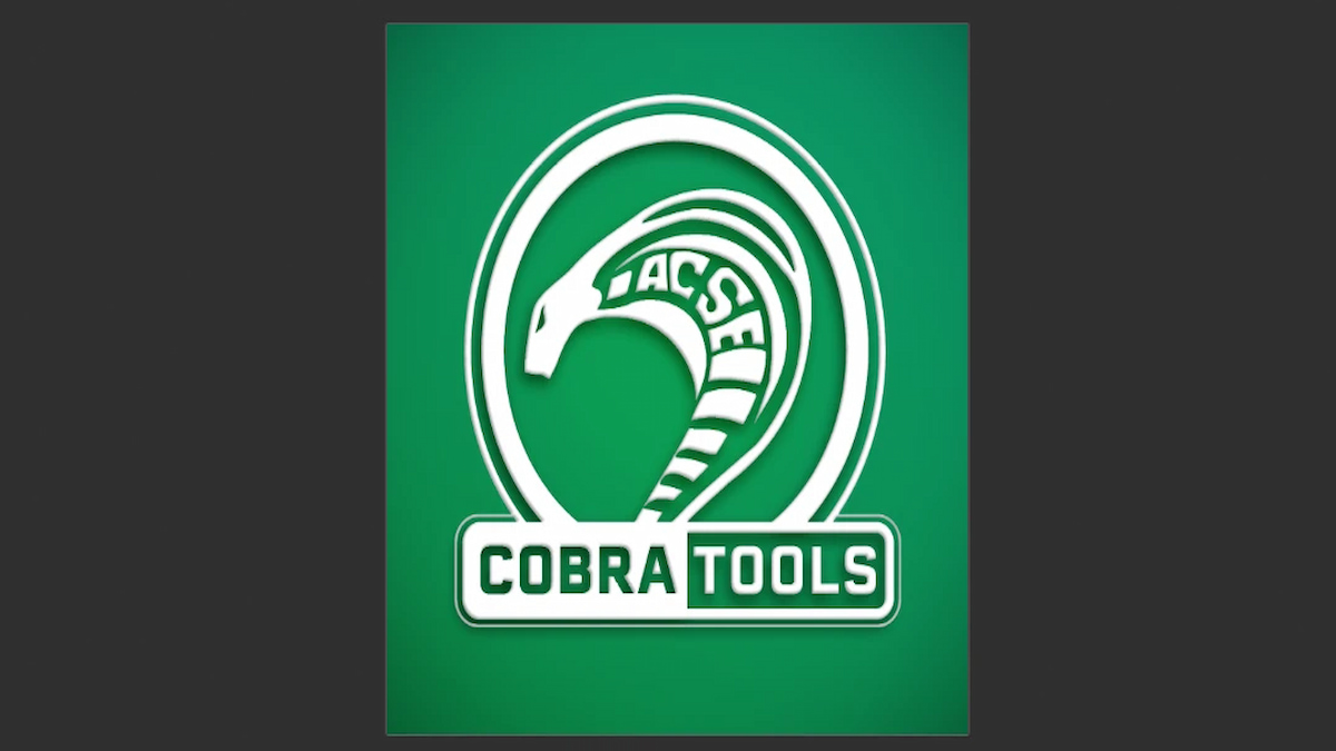 Una cobra sobre un fondo verde: el logotipo del mod ASCE.