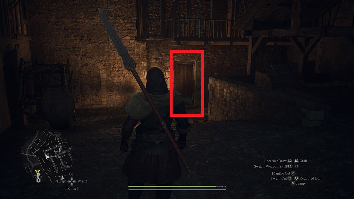 calle de la ciudad medieval por la noche