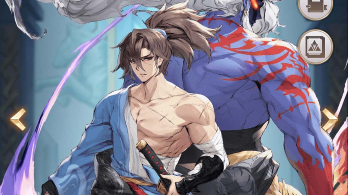 Pantalla principal del personaje Chen en Pixel Heroes