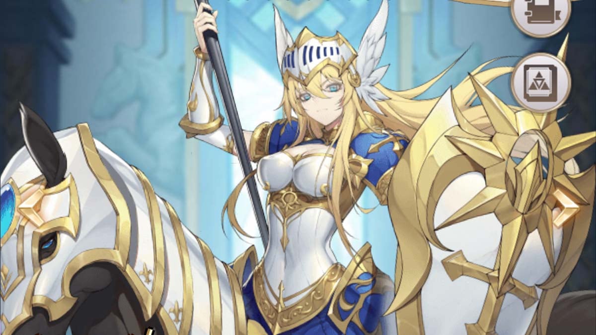 Pantalla principal del personaje Brigitte en Pixel Heroes