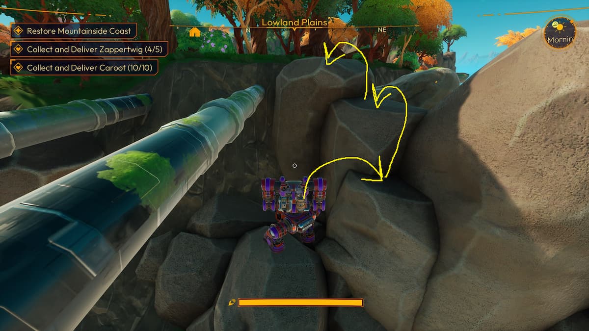 Salta la colina en Lightyear Frontier