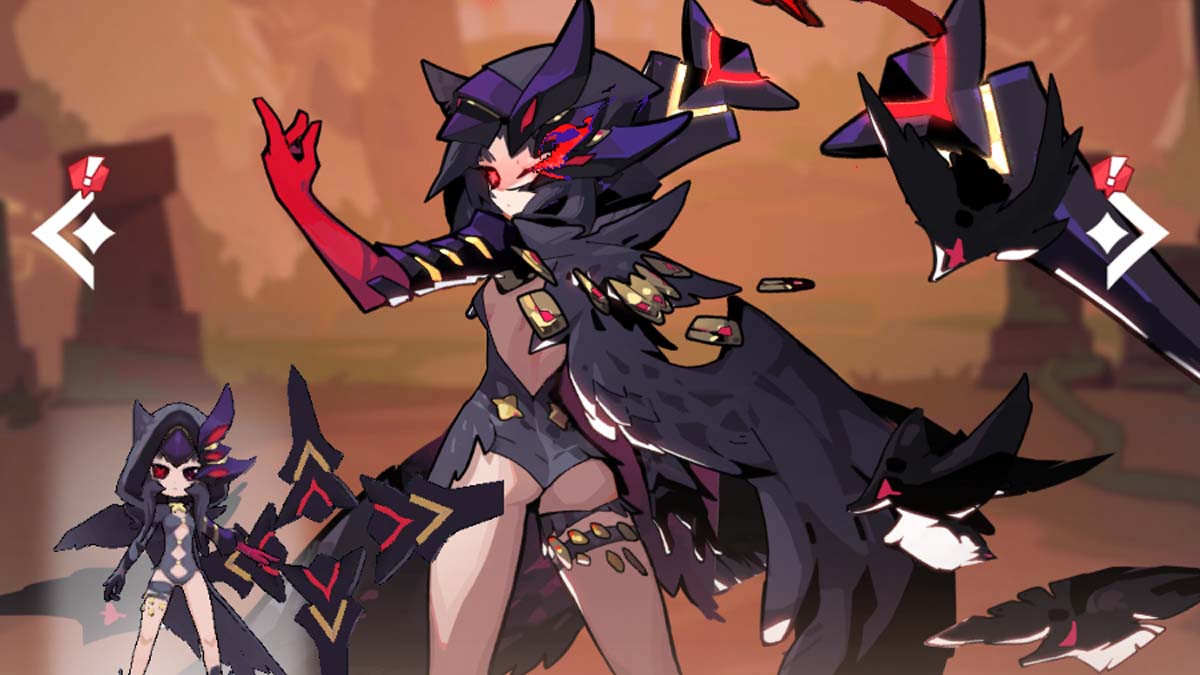 Monster Never Cry: Lista de niveles de los mejores personajes 20 Pantalla del personaje principal de Coronis en Monster Never Cry