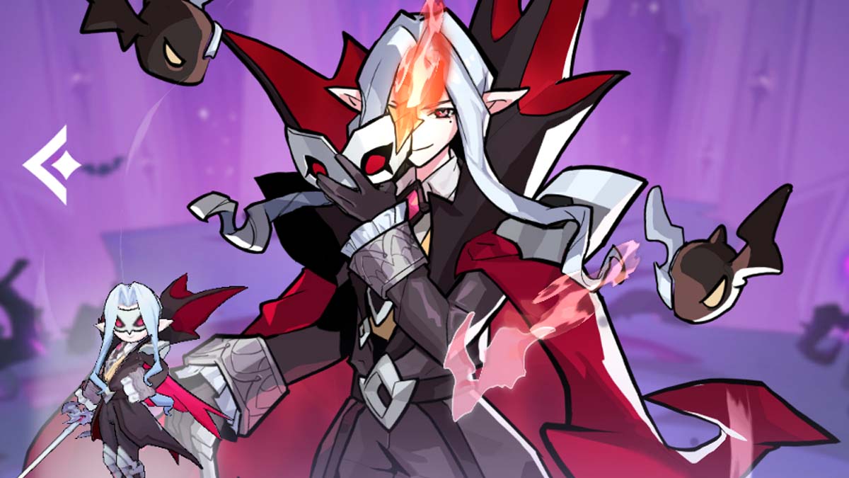 Monster Never Cry: Lista de niveles de los mejores personajes 23 Pantalla del personaje principal de Drácula en Monster Never Cry