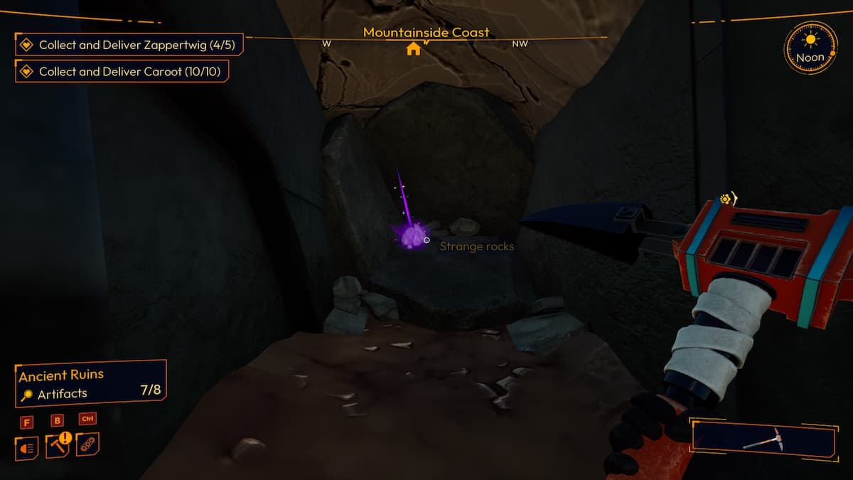 Artefactos de la costa de la montaña Lightyear Frontier