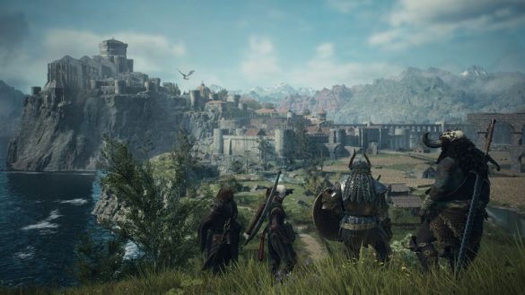 The outskirts of the capital city of Vernworth in Dragon