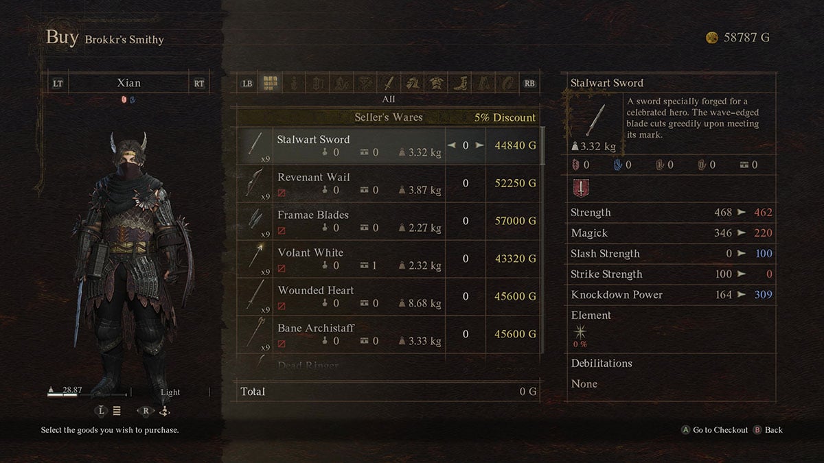 La tienda desbloqueada por la misión Steeled Resolve, Blazing Forge en Dragon Dogma 2