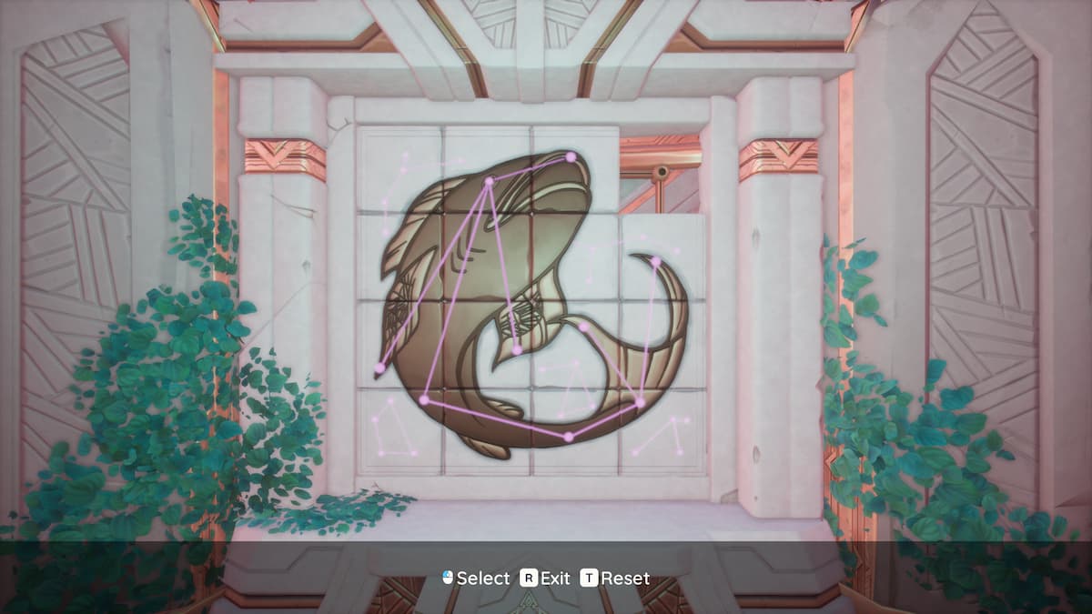 Rompecabezas deslizante del Templo de las Olas que desbloquea la Bóveda de las Olas. 