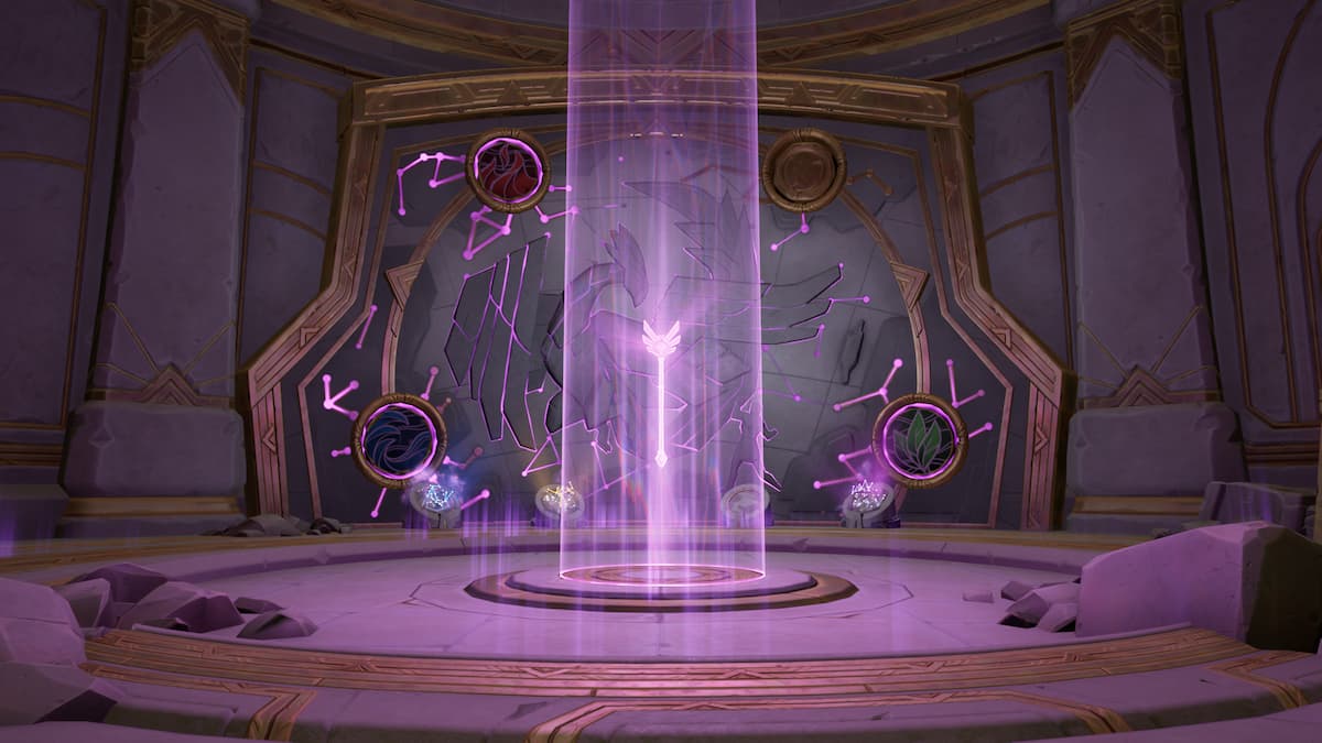 Antigua reliquia de los humanos que aparece después de desbloquear la Bóveda de las Raíces. 