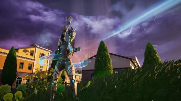 Player using Waterbending abilities, shooting projectiles out