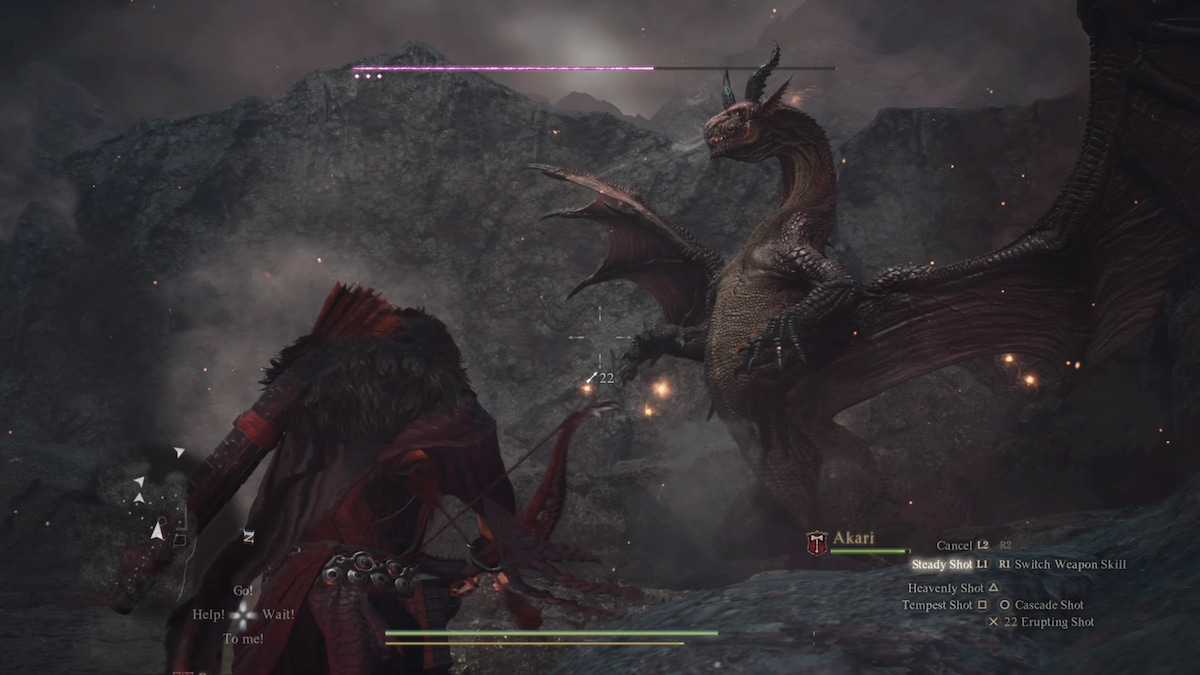 Cómo vencer al verdadero dragón en Dragon's Dogma 2 13 dragón de pie en dragones dogma 2
