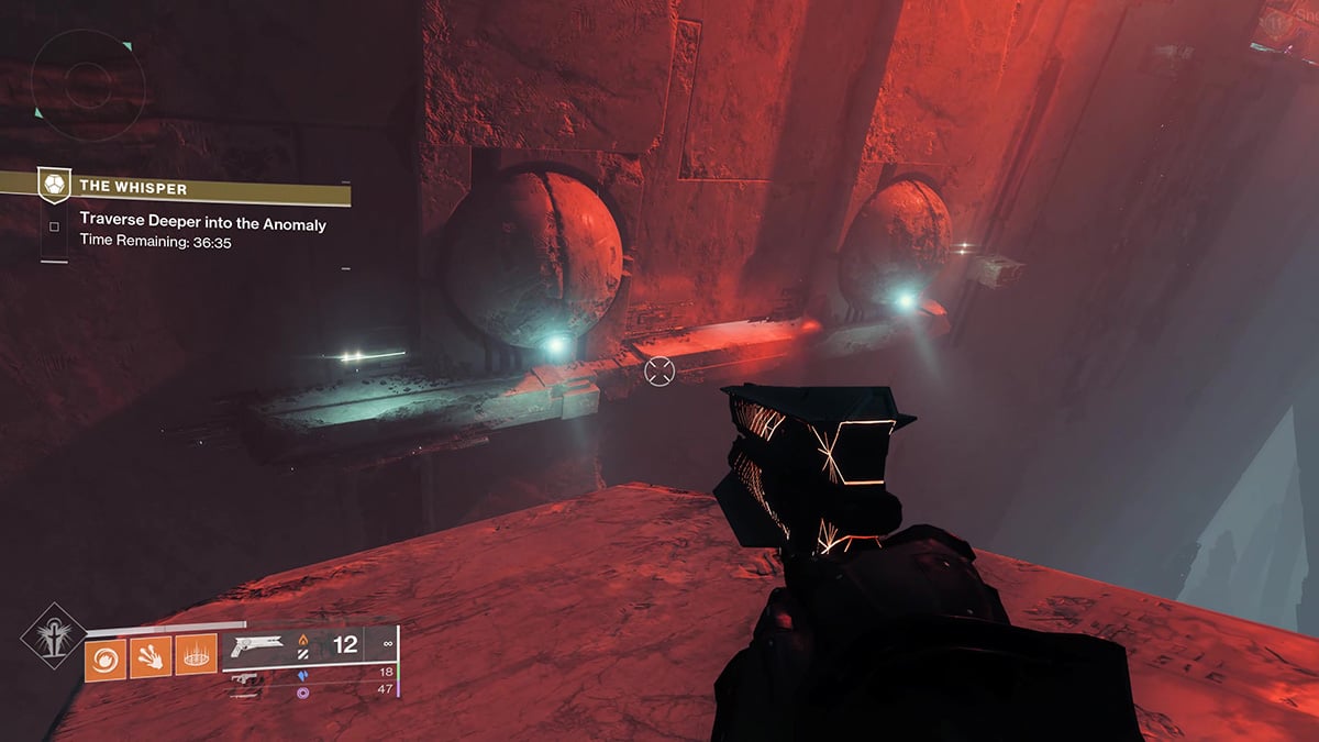 El segundo salto principal en la misión The Whisper Exotic en Destiny 2