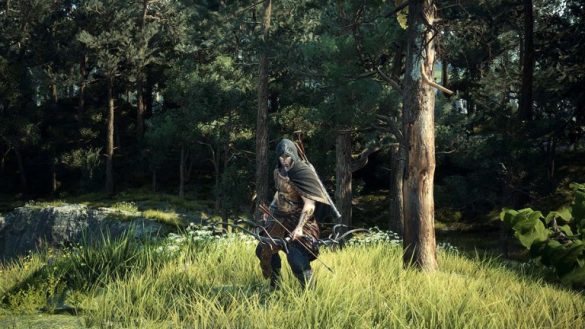 The Arisen with a Medusan Spellbow in Dragon