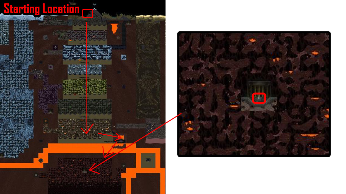 orbes noita ubicación orbe de fuegos artificiales