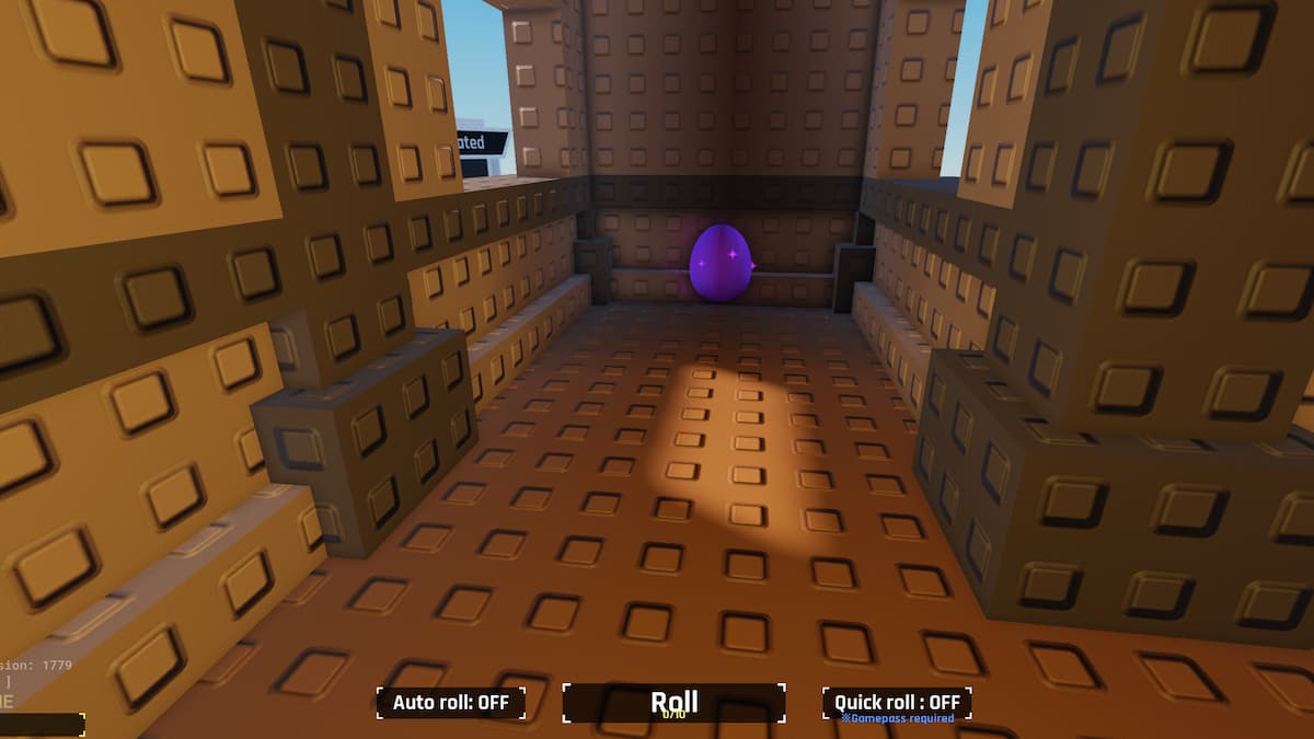 Todas las ubicaciones de huevos en el RNG de Roblox Sol 30 Huevo de color púrpura oscuro dentro de una pequeña cabaña vacía