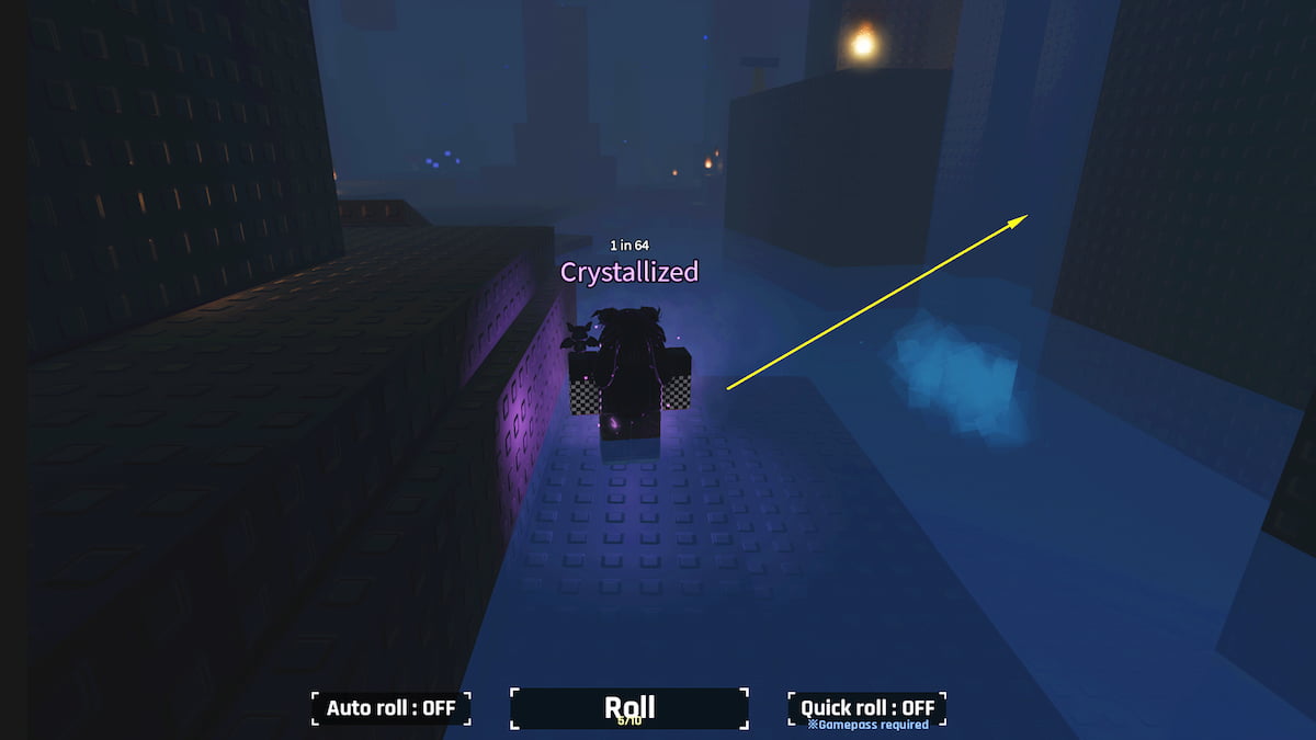 Todas las ubicaciones de huevos en el RNG de Roblox Sol 41 Cueva con un arroyo y una cascada al lado derecho.