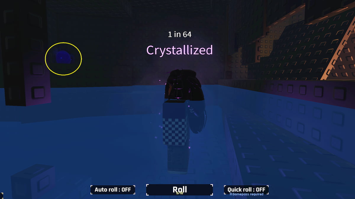 Todas las ubicaciones de huevos en el RNG de Roblox Sol 42 Fuera del mini campamento con un huevo en la esquina derecha.