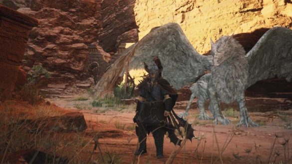 A petrified griffon in Dragon
