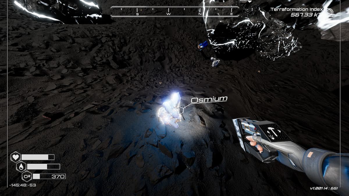 Osmio en Planet Crafter