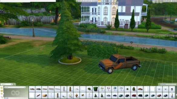 debug build cheat objects placed on a lot and in menu