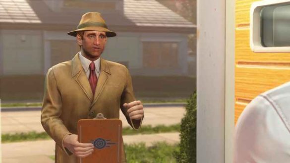 Vault-Tec salesman from opening cinematic.