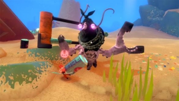 shellsplitter boss fight in another crab