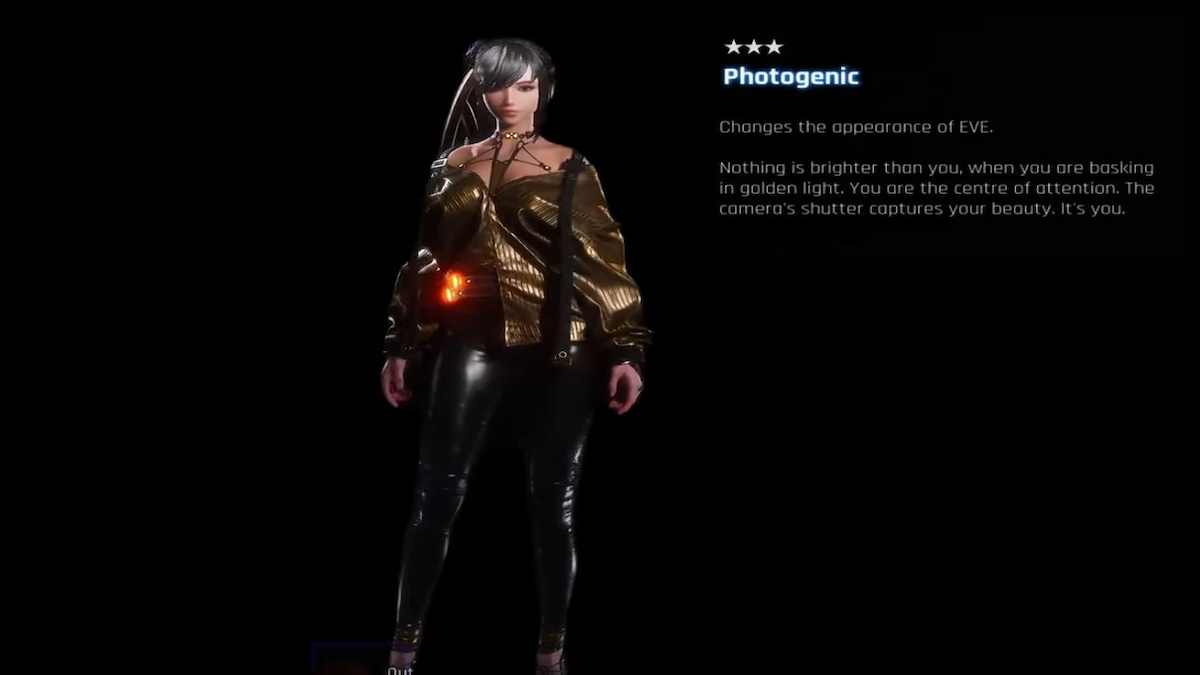 Piel fotogénica de hoja estelar para Eva.