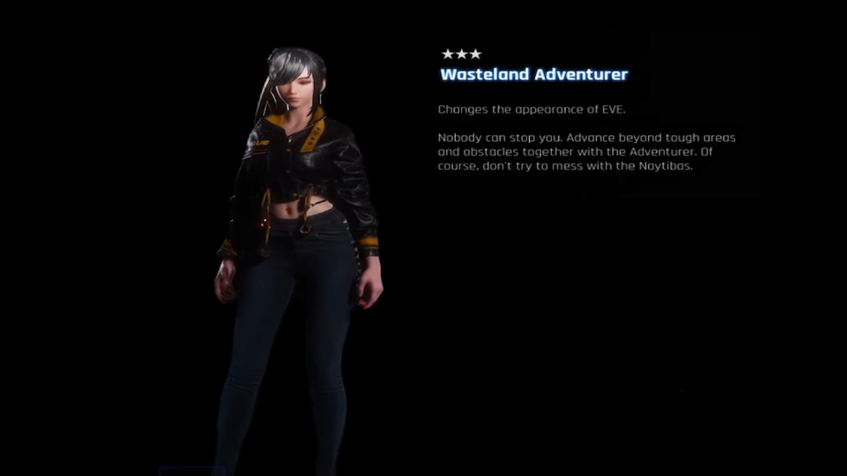 Aspecto de aventurero del páramo de Stellar Blade para Eve