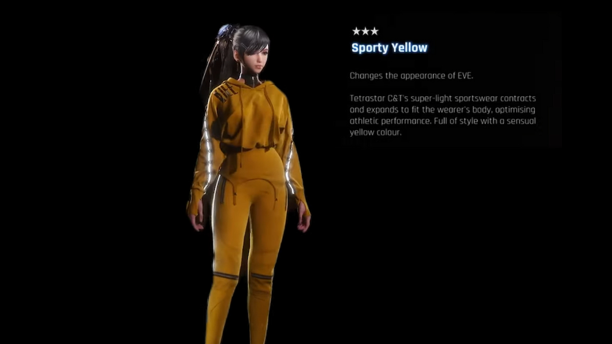 Hoja estelar de piel amarilla para Eva.