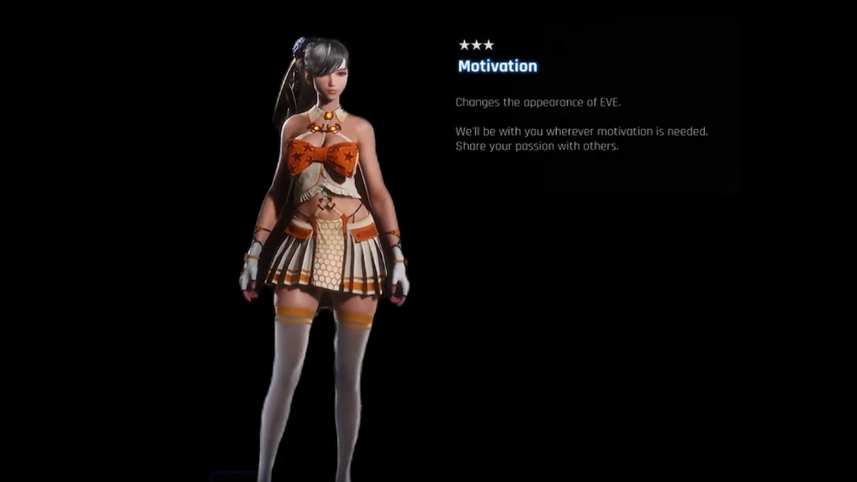 Aspecto de motivación de hoja estelar para Eva