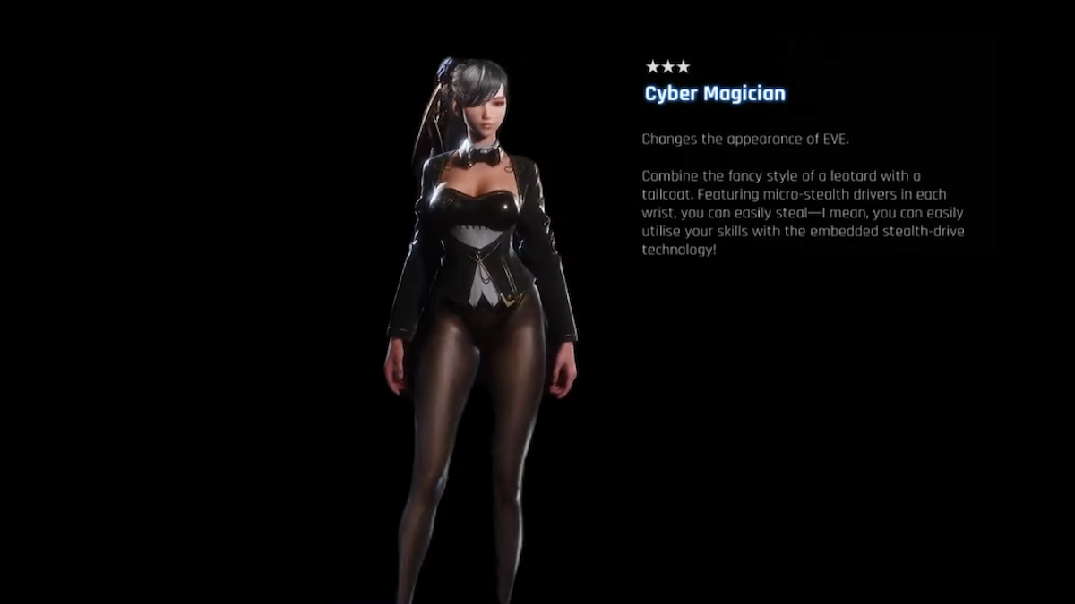 Diseño de cibermago de hoja estelar para Eve
