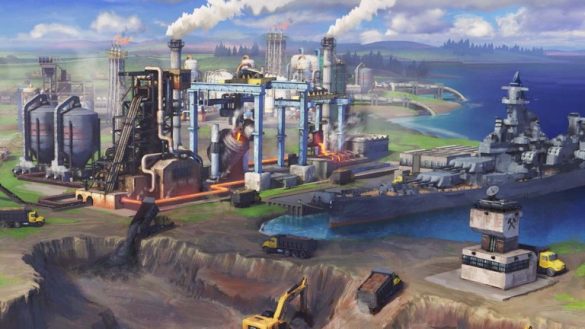 Official key art for Captain of Industry