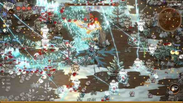 Player sending out many projectiles at once