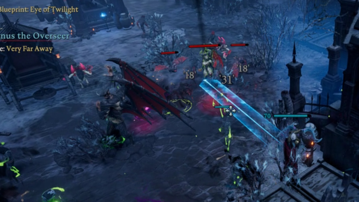 Construcción de magia impía que convoca a un ejército de muertos vivientes en V Rise.