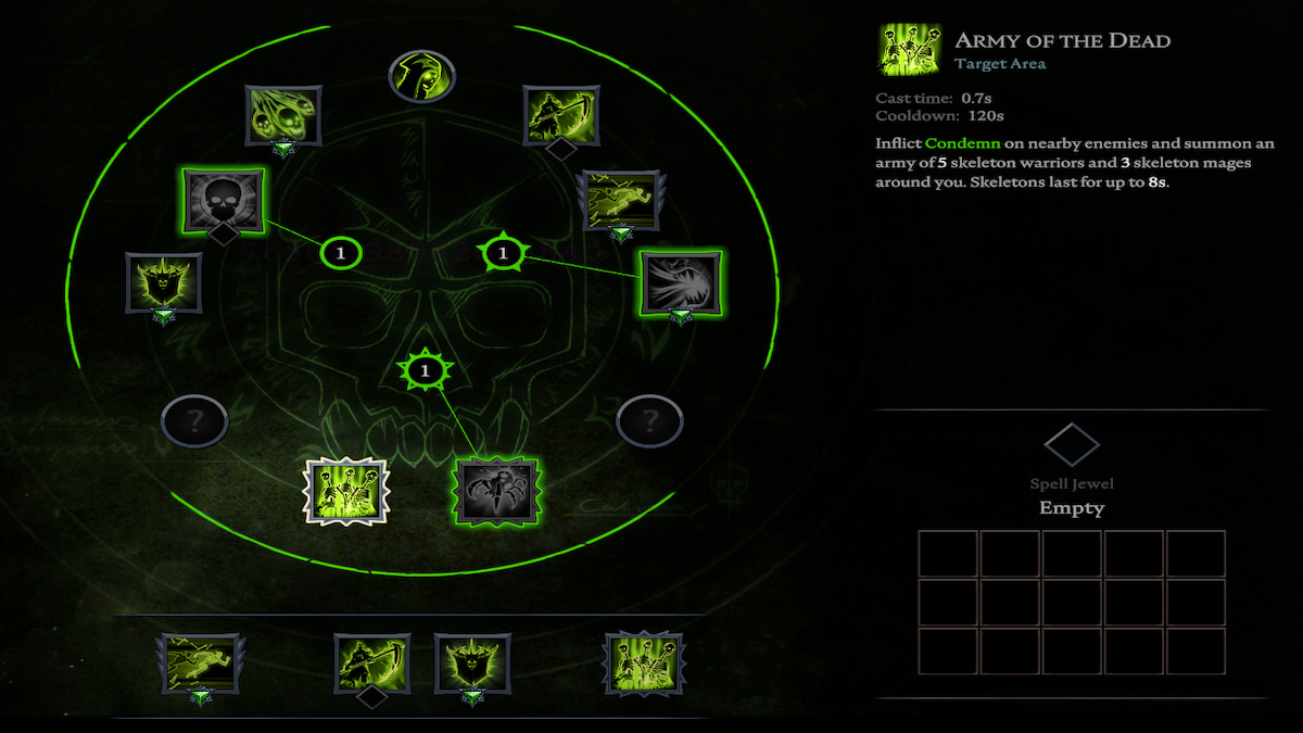 Los mejores hechizos mágicos impíos en V Rise.