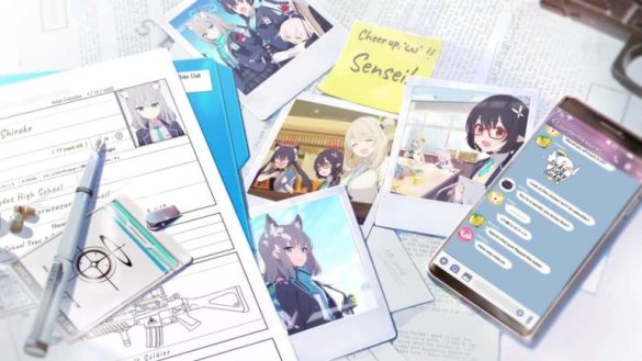 Blue Archive official key promo art