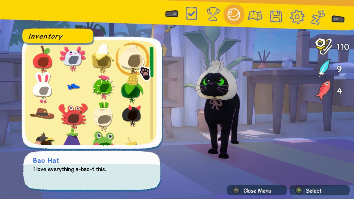 Kitty con el sombrero Bao en Little Kitty Big City