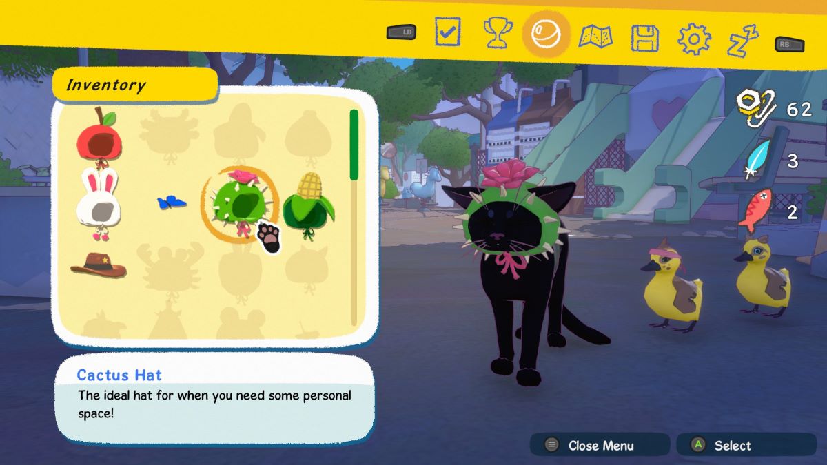 Kitty con el sombrero de cactus en Little Kitty Big City