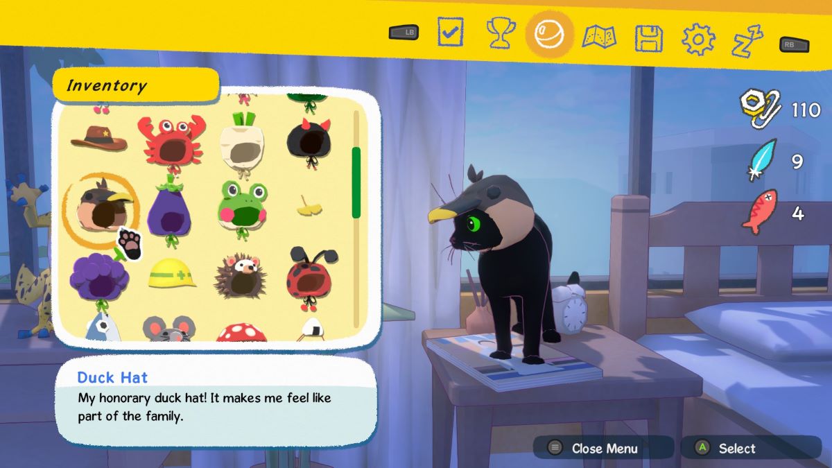 Kitty con sombrero de pato en Little Kitty Big City