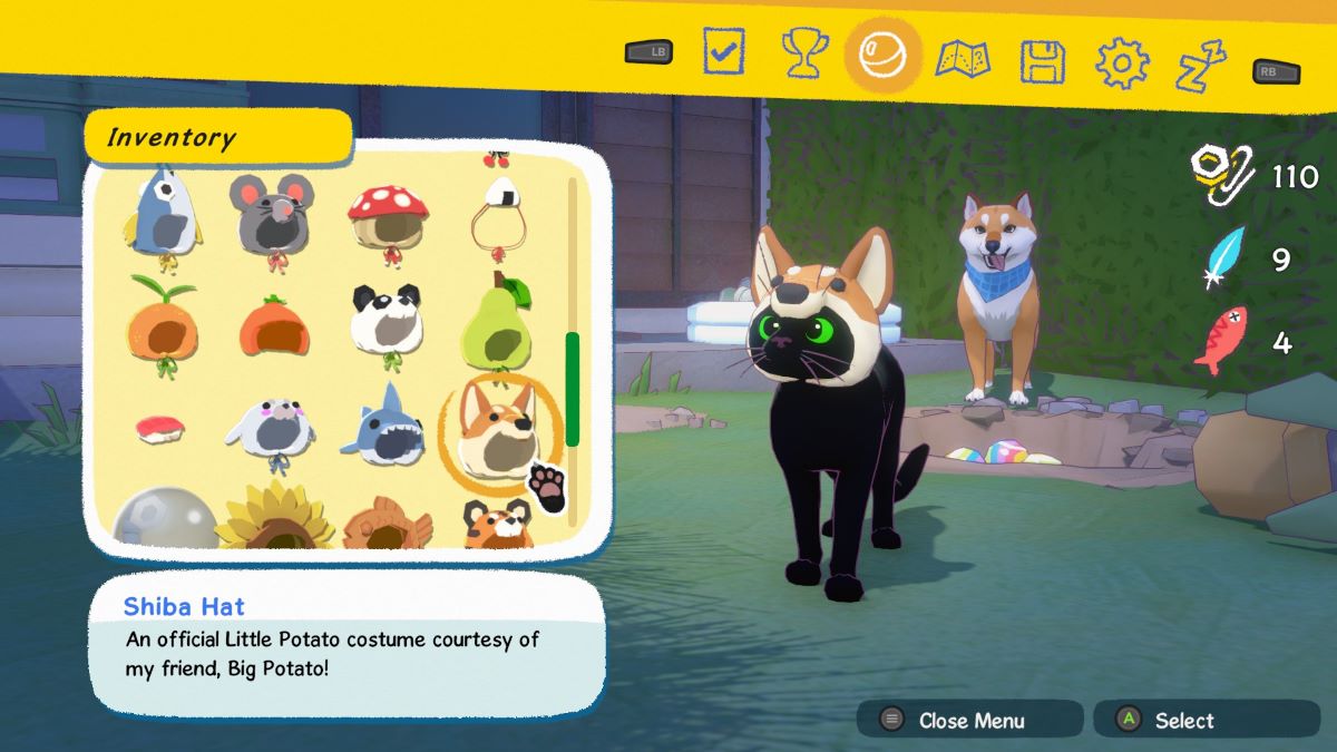 Kitty con el sombrero Shiba en Little Kitty Big City