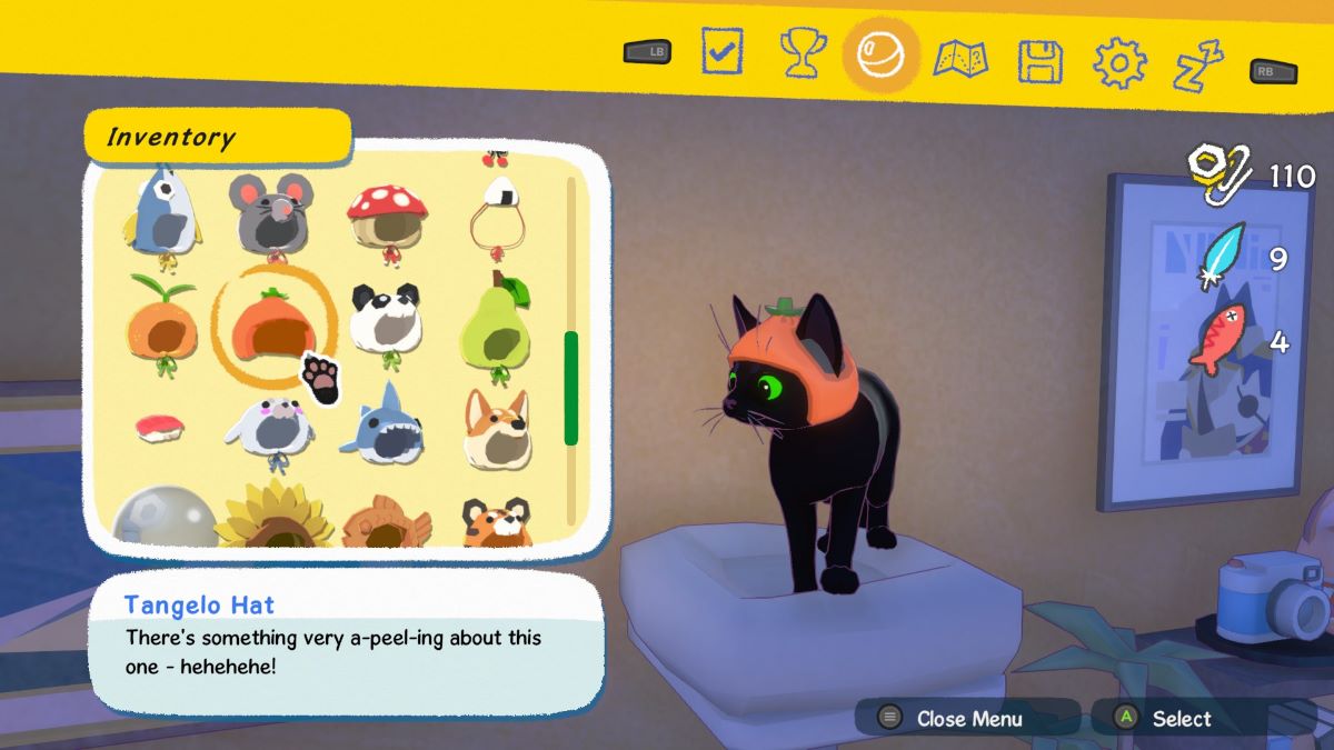 Kitty con el sombrero Tangelo en Little Kitty Big City