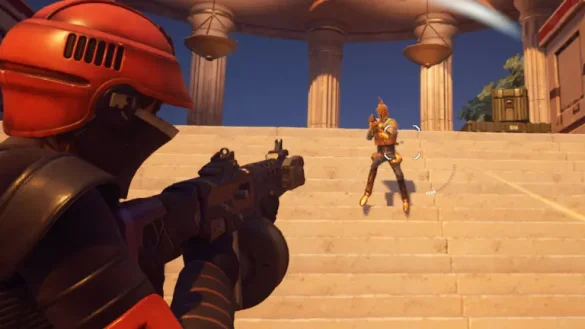 Player facing a minion for Medusa