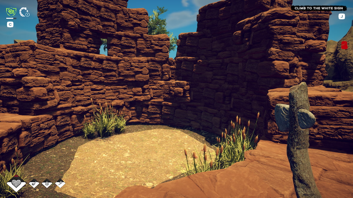 Segunda fuente de arcilla de agua dulce al norte de la gruta en la fuente de supervivencia de la juventud